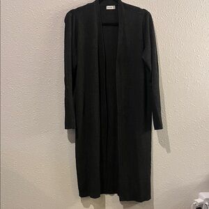 Gentle Fawn Black Open Front Longline Cardigan Women’s Small